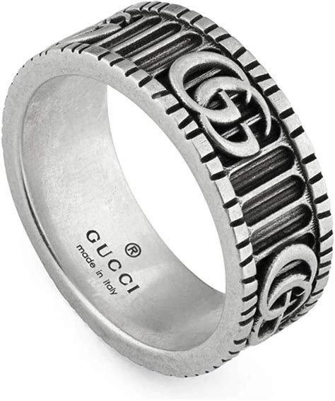 anillo hombre gucci|Anillos de plata de ley para hombre .